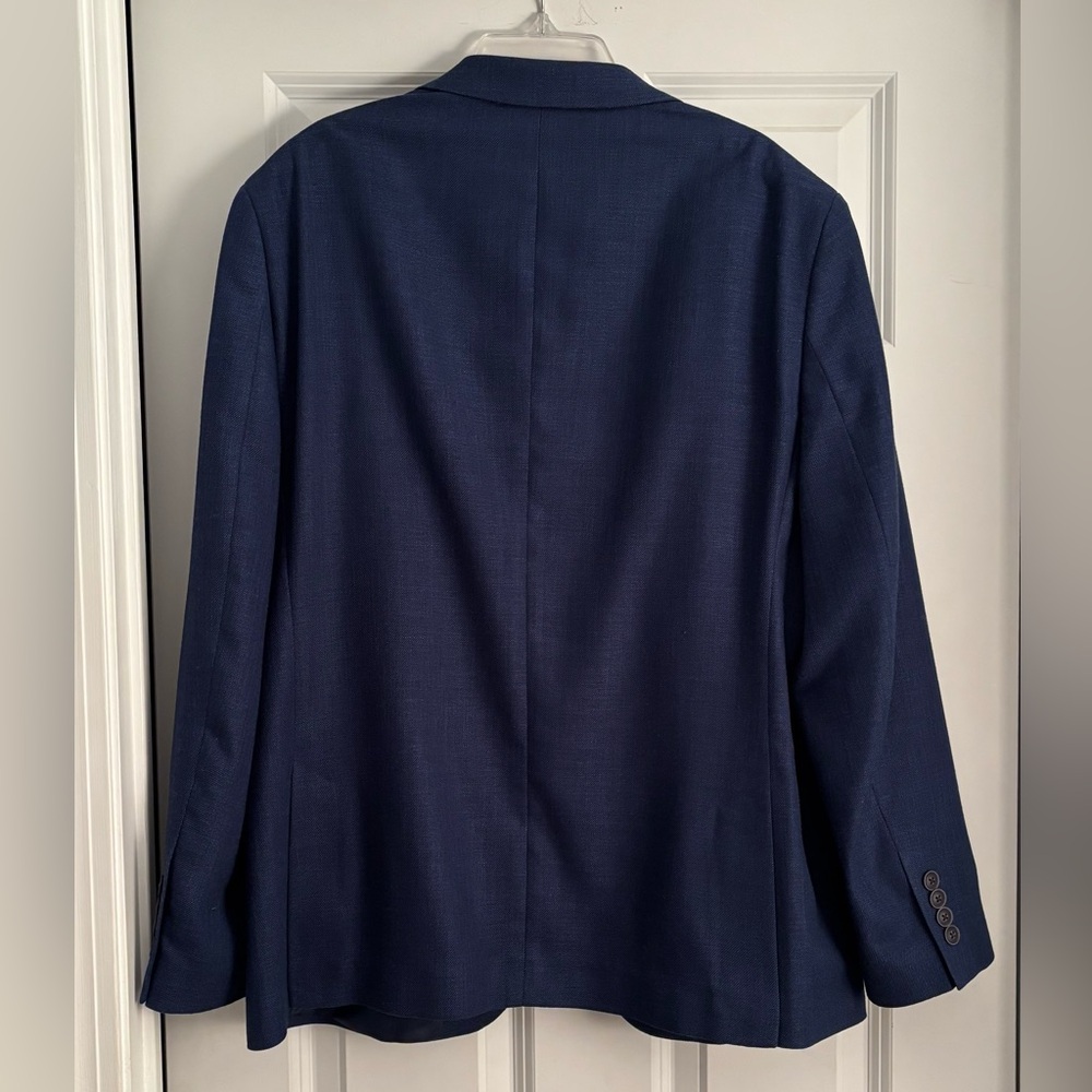 Nautica Navy Blue Sport Coat - Size 42S - Picture 2 of 5